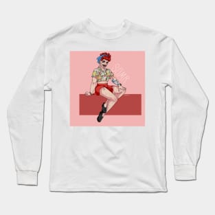 Pin-Up Girl Julien (Somr) Long Sleeve T-Shirt